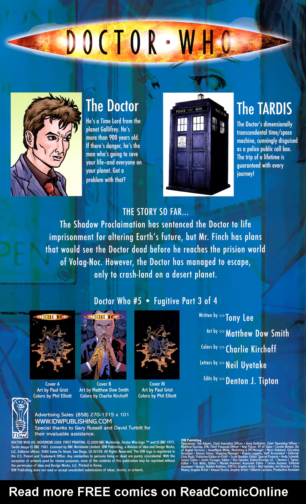 Read online Doctor Who (2009) comic -  Issue #5 - 3