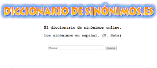 diccionario de sinónimos