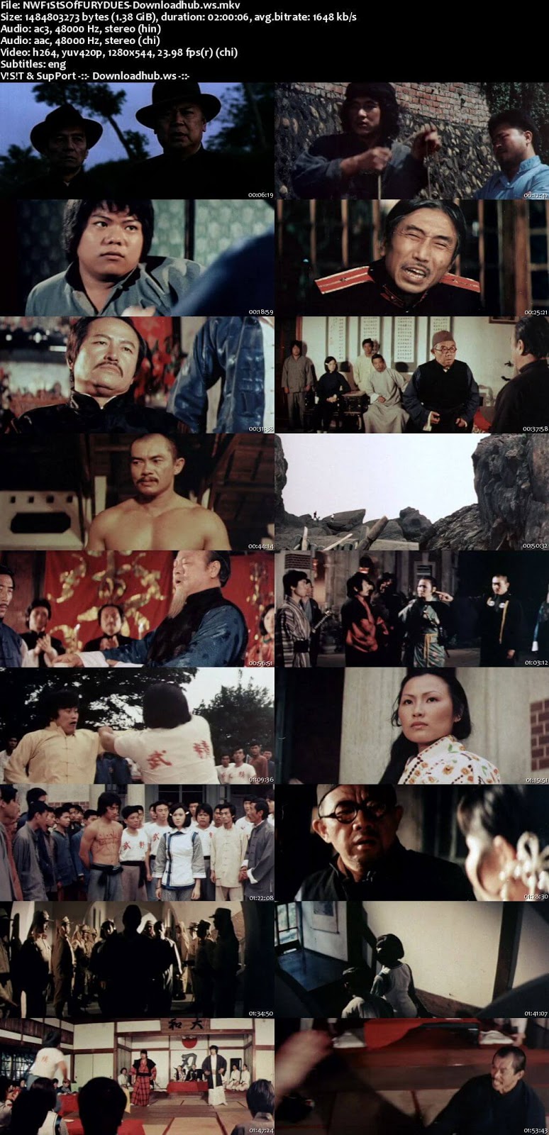 New Fists of Fury 1976 Hindi Dual Audio 720p BluRay Free Download