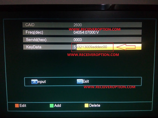ECOLINK EL8000 ALL IN ONE HD RECEIVER BISS KEY OPTION