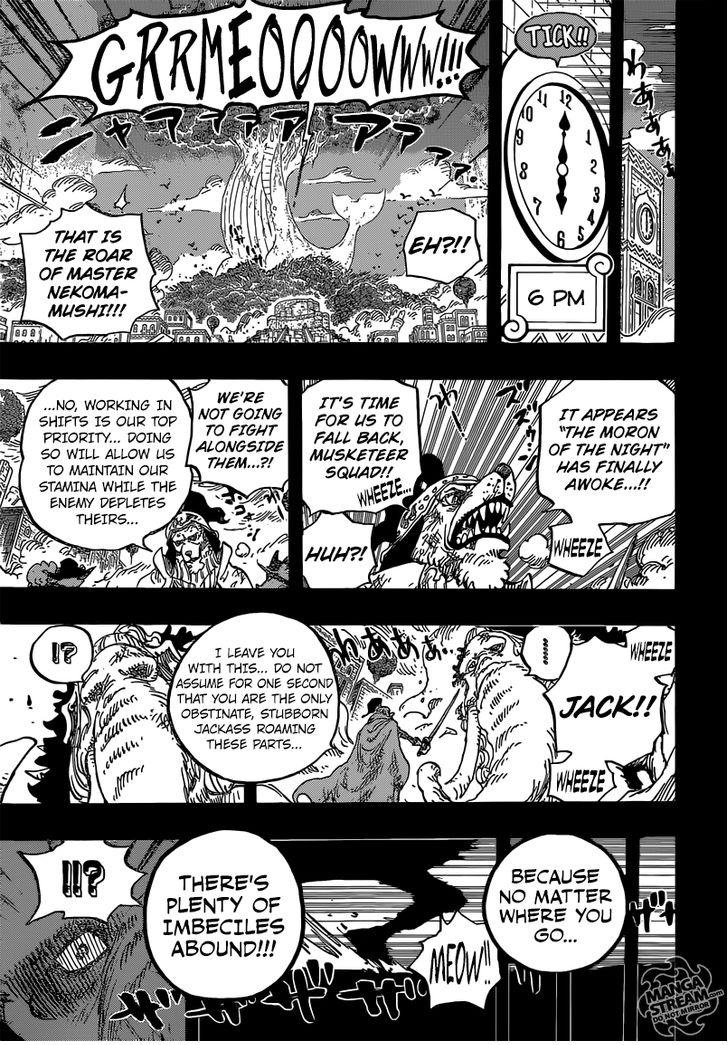 One Piece Ch 809: Master Nekomamushi