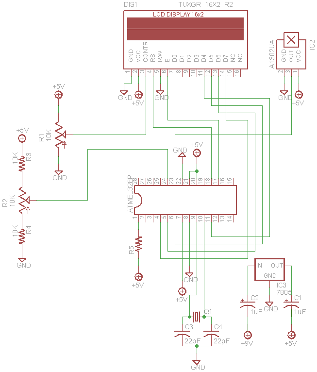 Jarret's Electronic Hobby Blog Hand Held A1302 Hall Effect Sensor