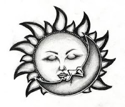moon tattoos sun tattoo star separate night opposite