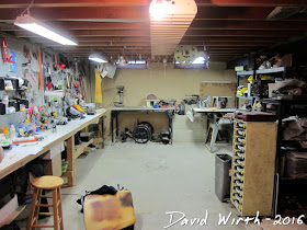 unfinished basement before remodel