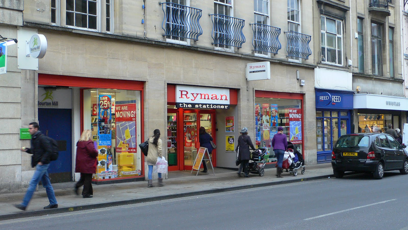 Oxford Daily Photo Ryman The Stationer On High Street Oxford