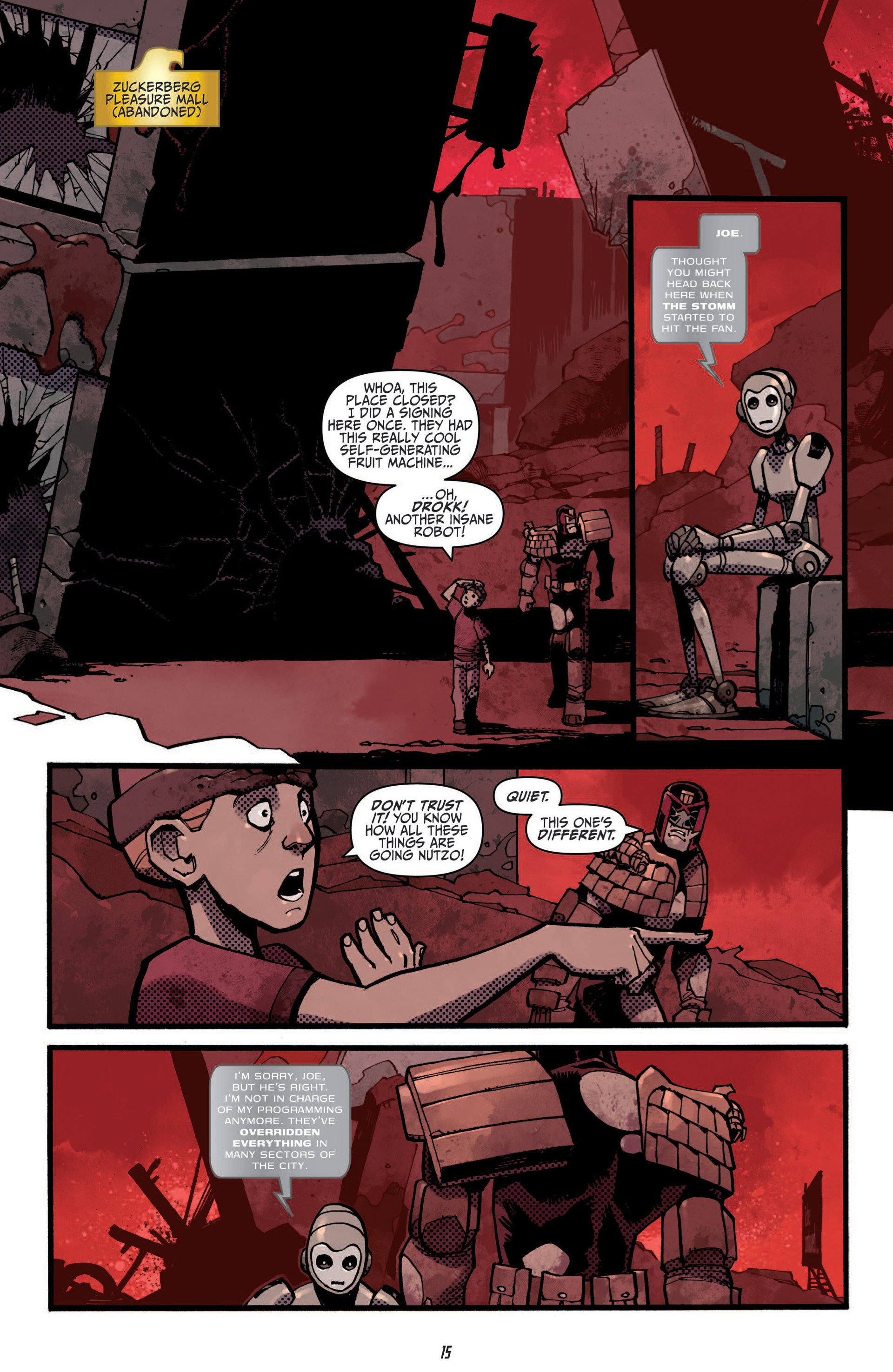 Read online Judge Dredd (2012) comic -  Issue #6 - 17