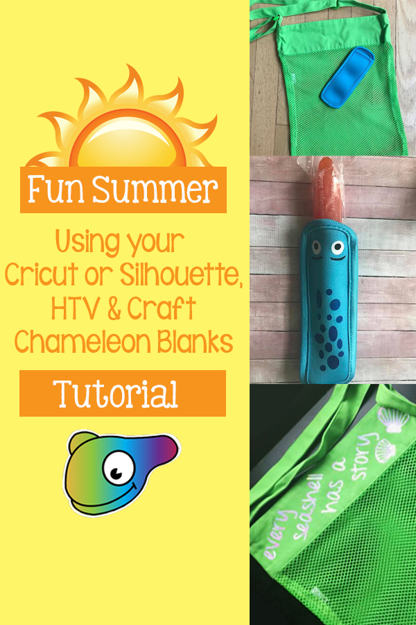 Craft Chameleon Blog How to use htv on Neoprene Popsicle Holders and