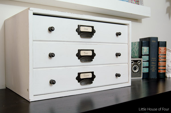 A $5.00 Goodwill Bread box gets a specimen cabinet inspired makeover.