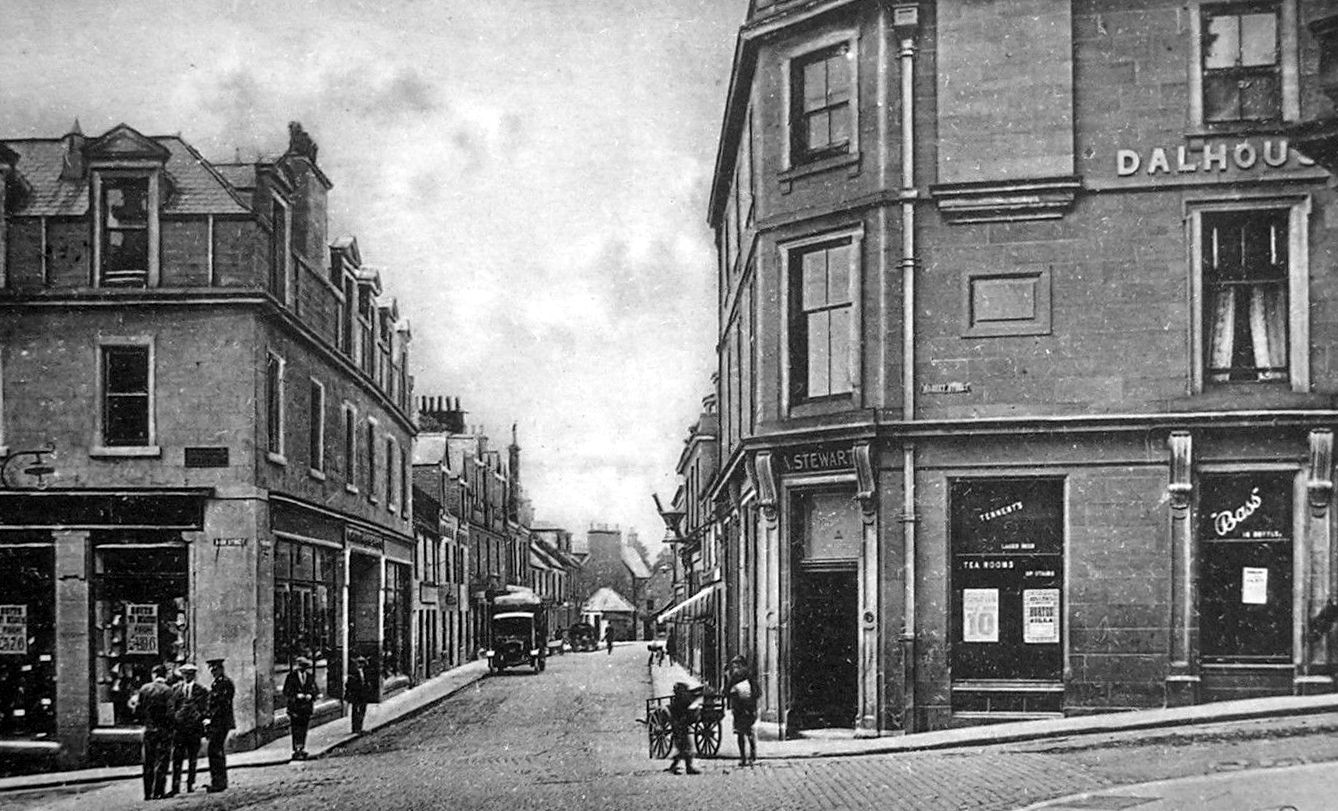 Tour Scotland Old Photograph St David Street Brechin Scotland