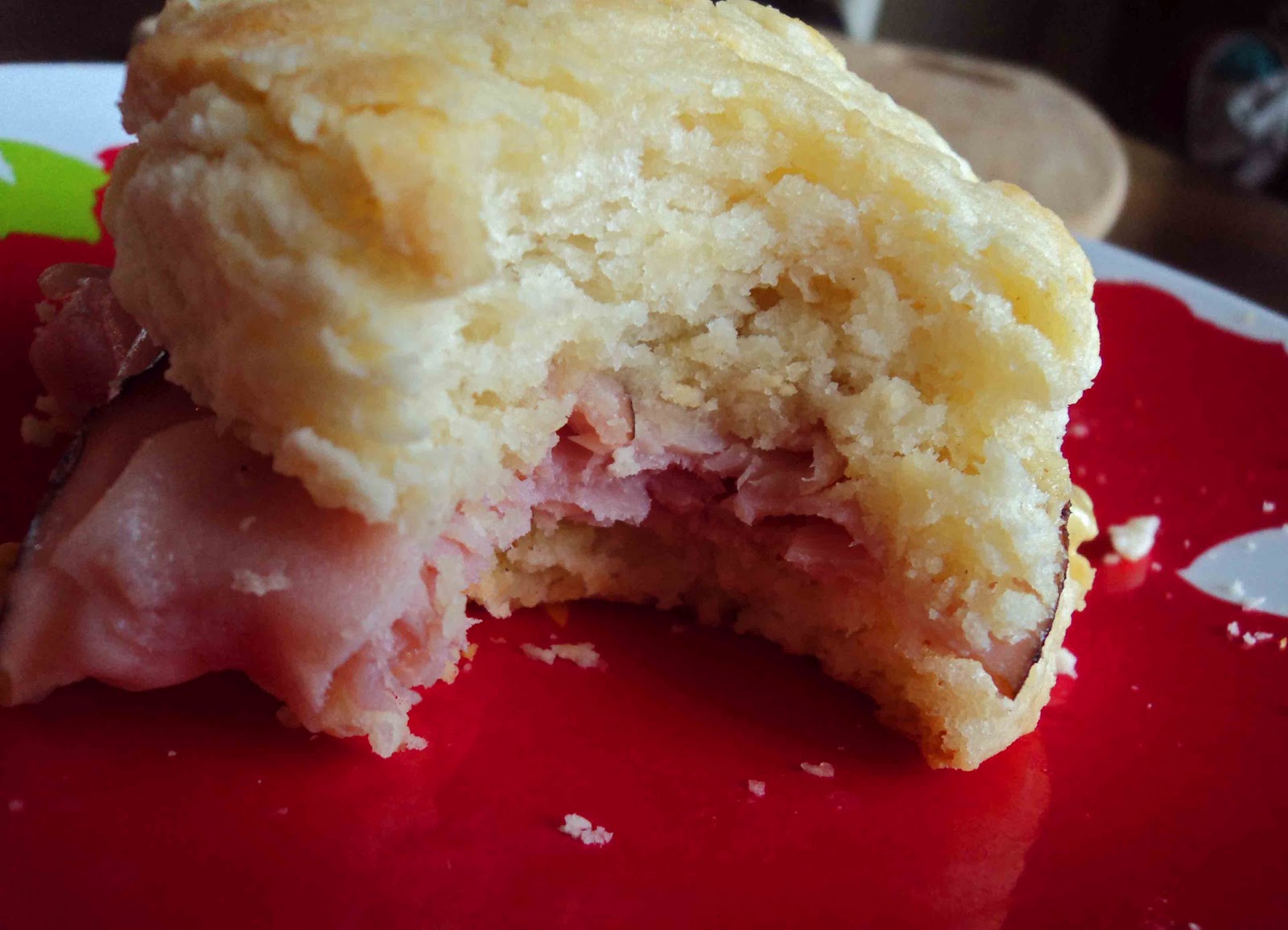 Sweet & Salty Southern Comfort Ham & Mustard Butter Biscuits
