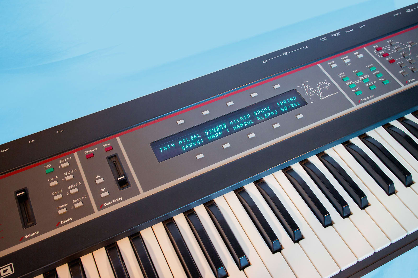 MATRIXSYNTH Ensoniq SQ80 MINT with Original Pedals, Floppy Disks, Cartridge, and Books