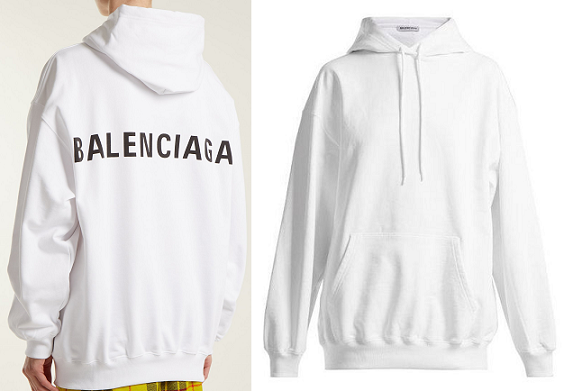 Áo khoác Balenciaga Cotton hooded sweatshirt cho cả nam và nữ Aaa