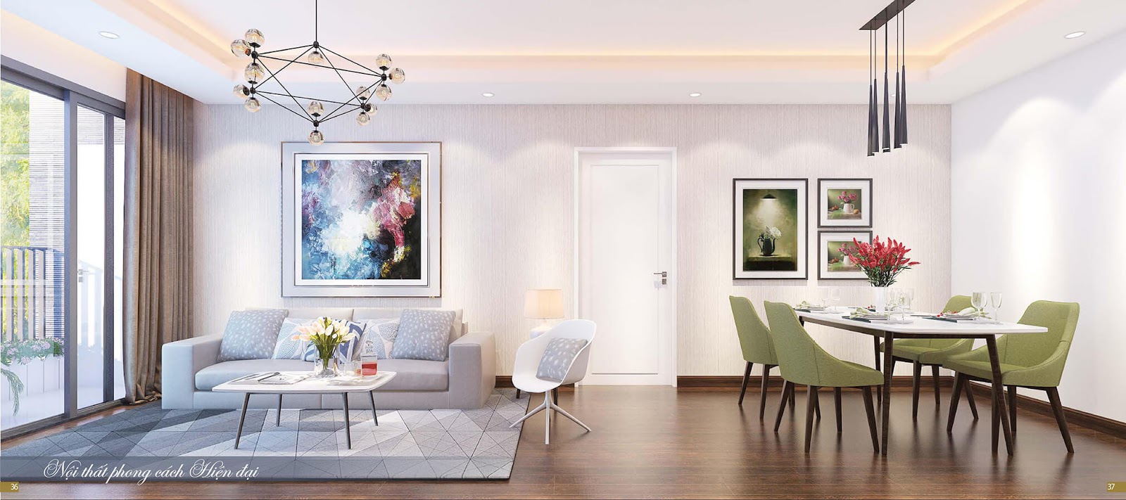 Nội thất cao cấp hiện đại tại dự án chung cư Imperia Sky Garden Nội thất cao cấp hiện đại tại dự án chung cư Imperia Sky Garden