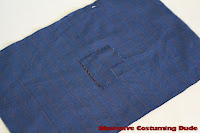 10th Doctor blue suit fabric reweave 10th Doctor blue suit fabric reweave