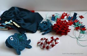 nautical crochet appliques