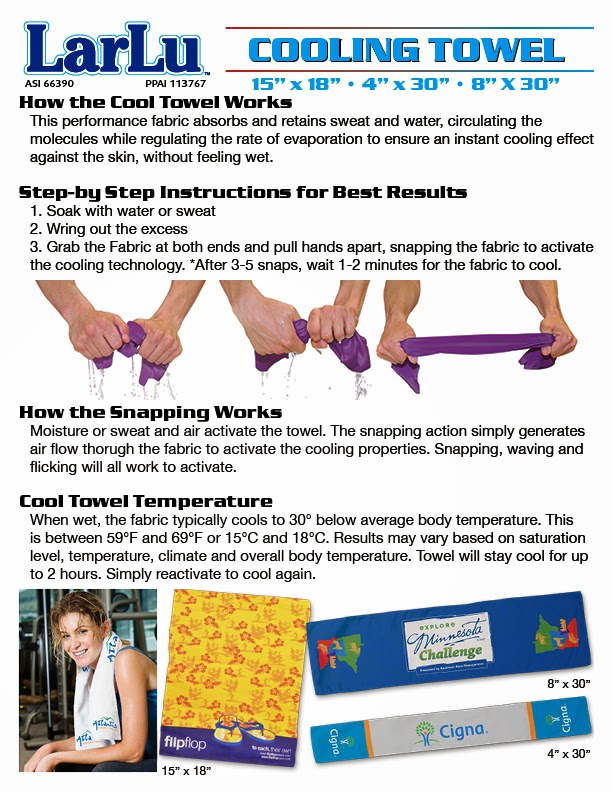 Lar Lu . . . asi66390 ppai113767 Cooling Towels by Lar Lu