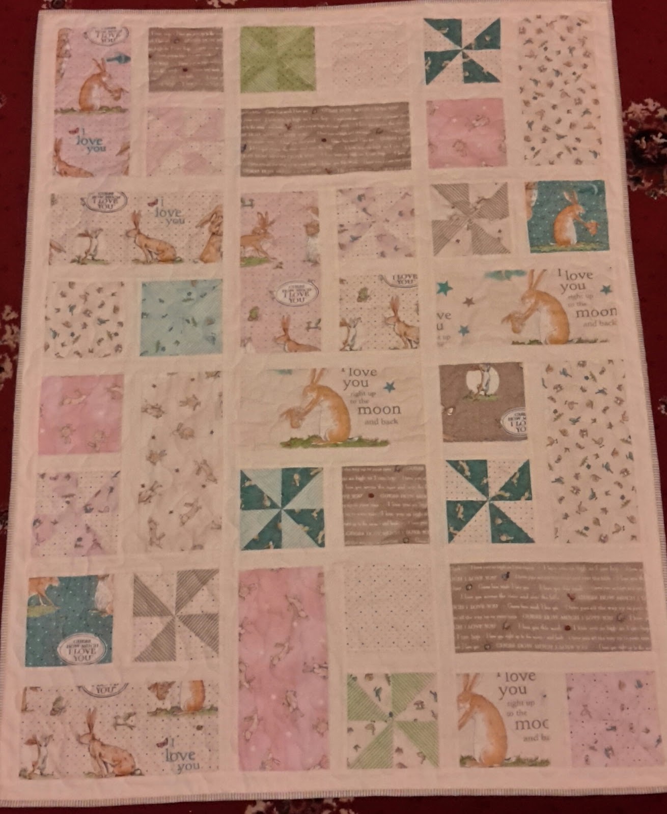 A Little Bit of Heaven... Guess How Much I Love You baby quilt