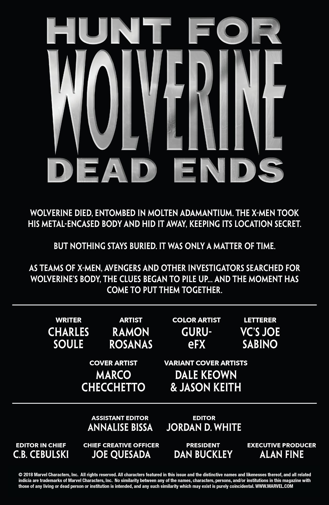 Read online Hunt for Wolverine: Dead Ends comic -  Issue # Full - 4