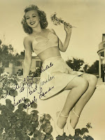 Carole Landis 1944 Autographed Photo
