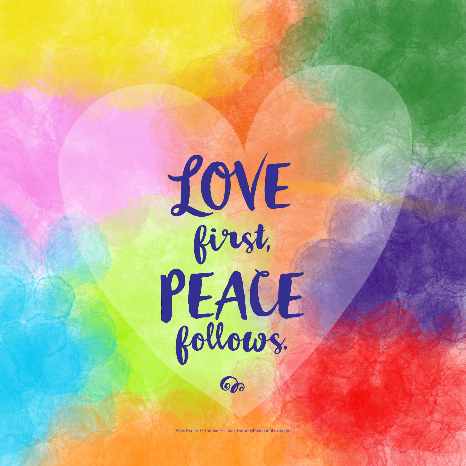 Embody Peace and Love®: Brand new Peace & Love Inspirational Posters