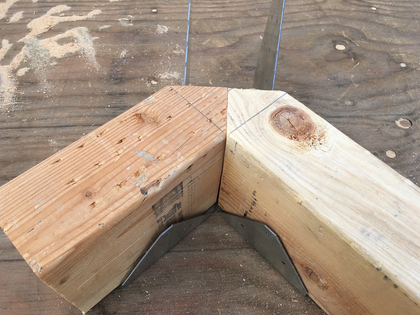 Roof Framing Geometry Simpson Strong Tie HRC44 Hanger Installation