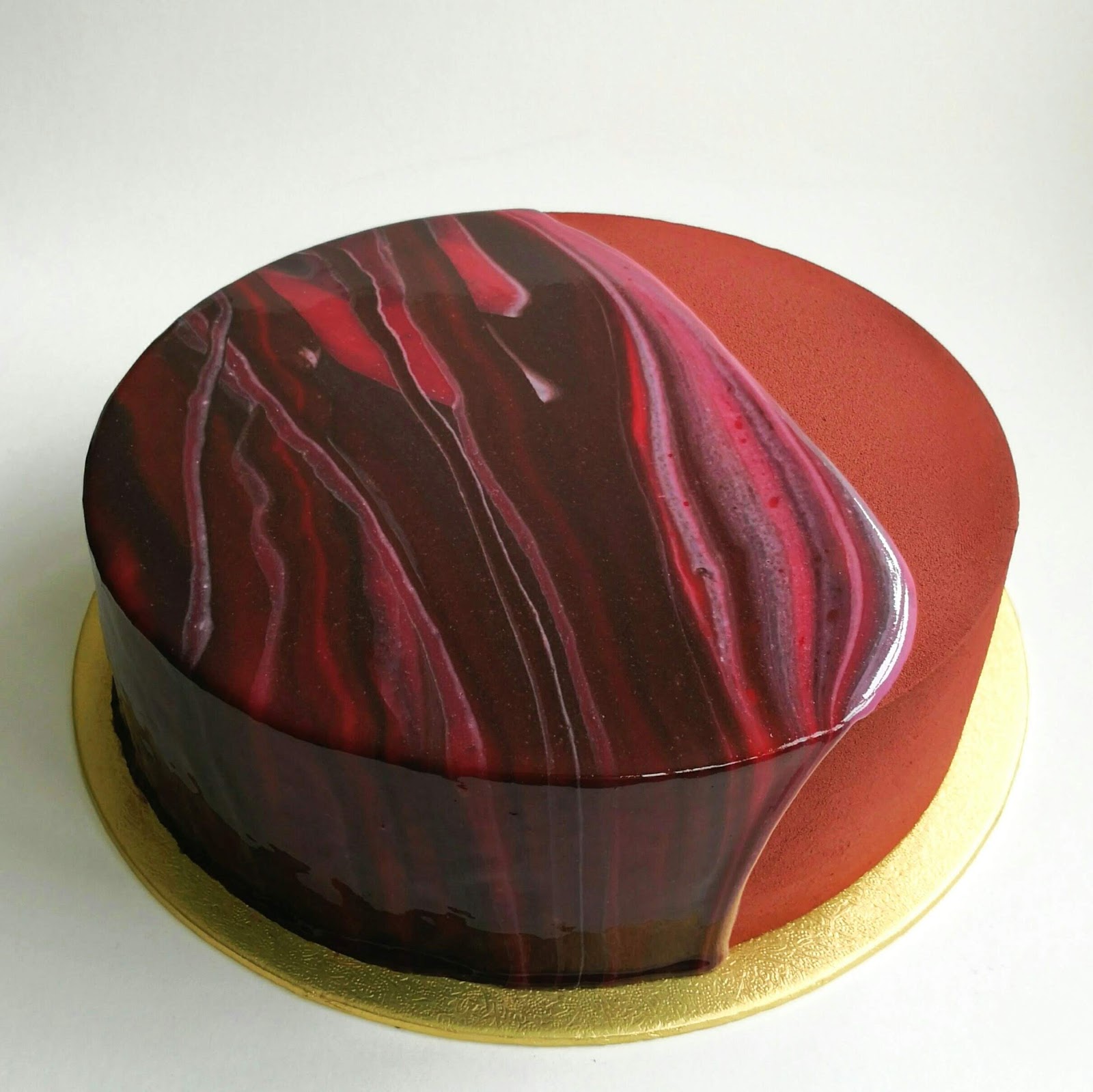 Ethereal Cakes Marble Effect Chocolate Glaze Cake