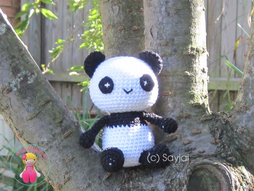 Beste Kleine Panda - Gratis Amigurumi Haakpatroon - Amigurumi Haak KF-14