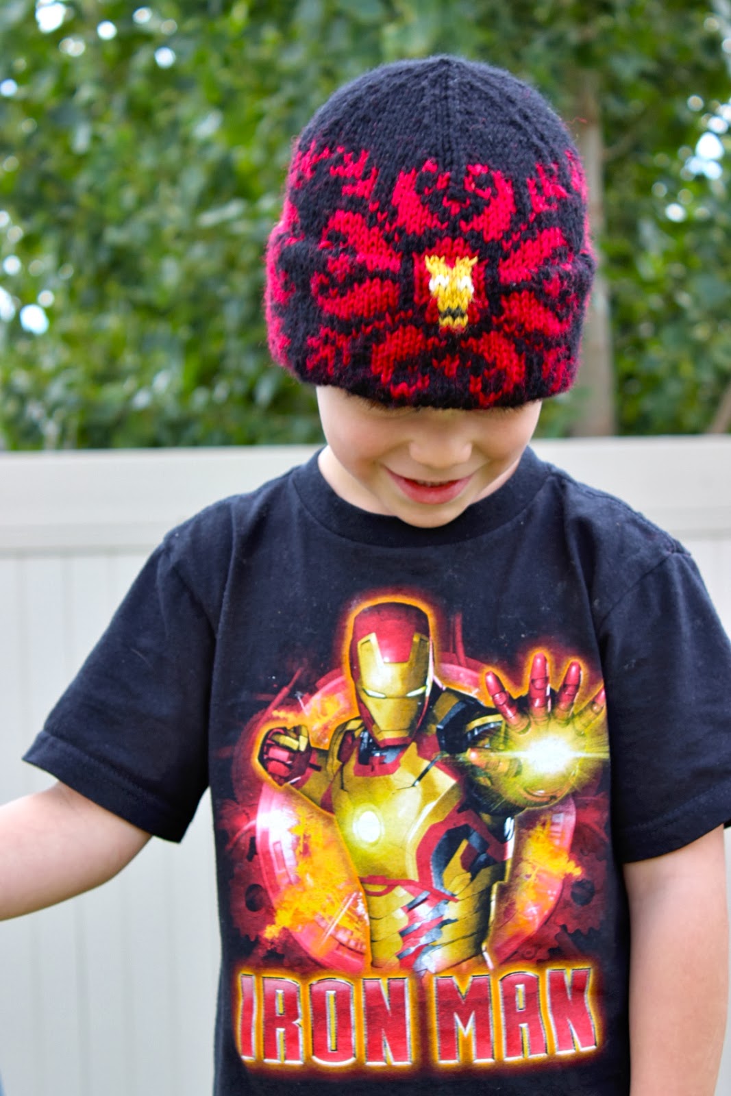 I'd Rather Be Knitting Iron Man Hat