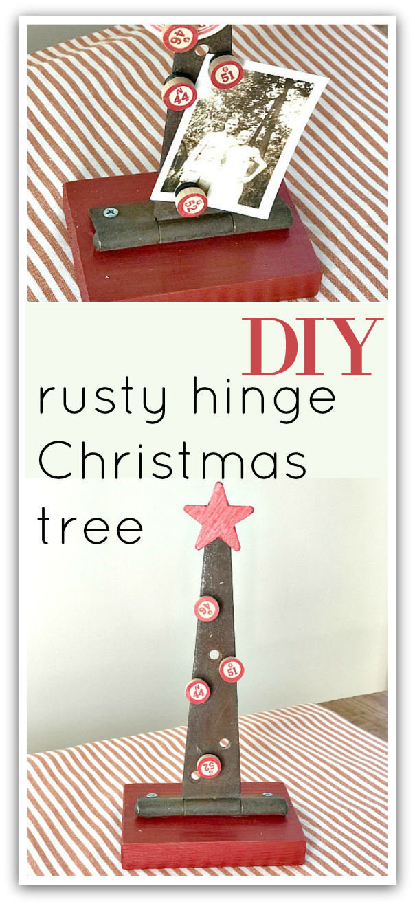 Rusty Hinge Photo Christmas Tree