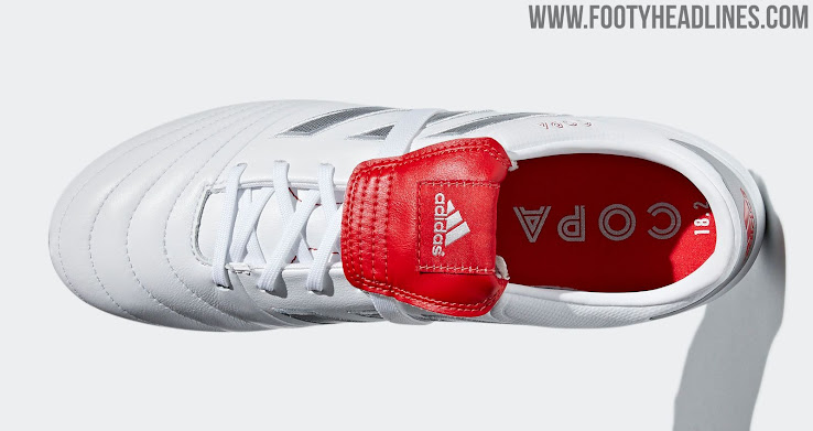 Inspired by Beckham: White / Silver / Red Adidas Copa Gloro Boots ...