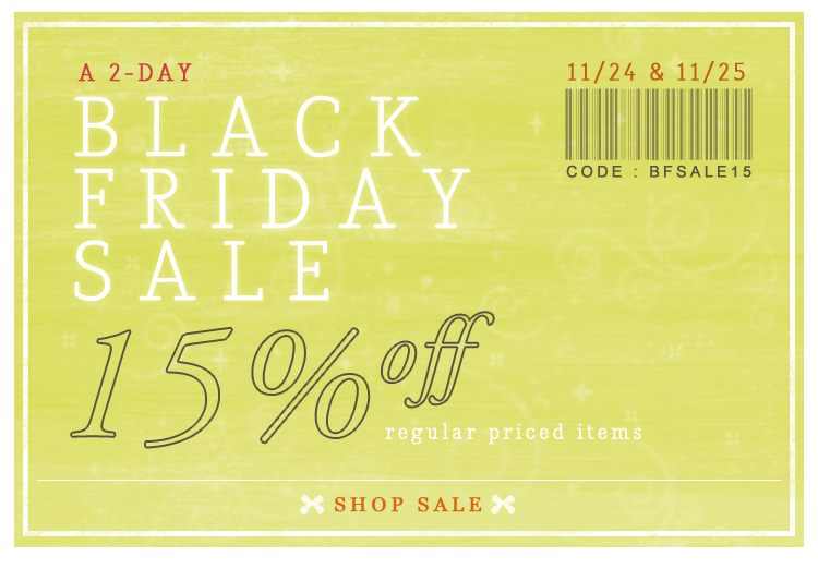 Ruche A two day Black Friday sale.