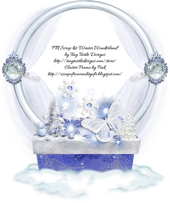 Escape From Reality Blog FTU "Winter Wonderland" Clusters & Cluster Frames