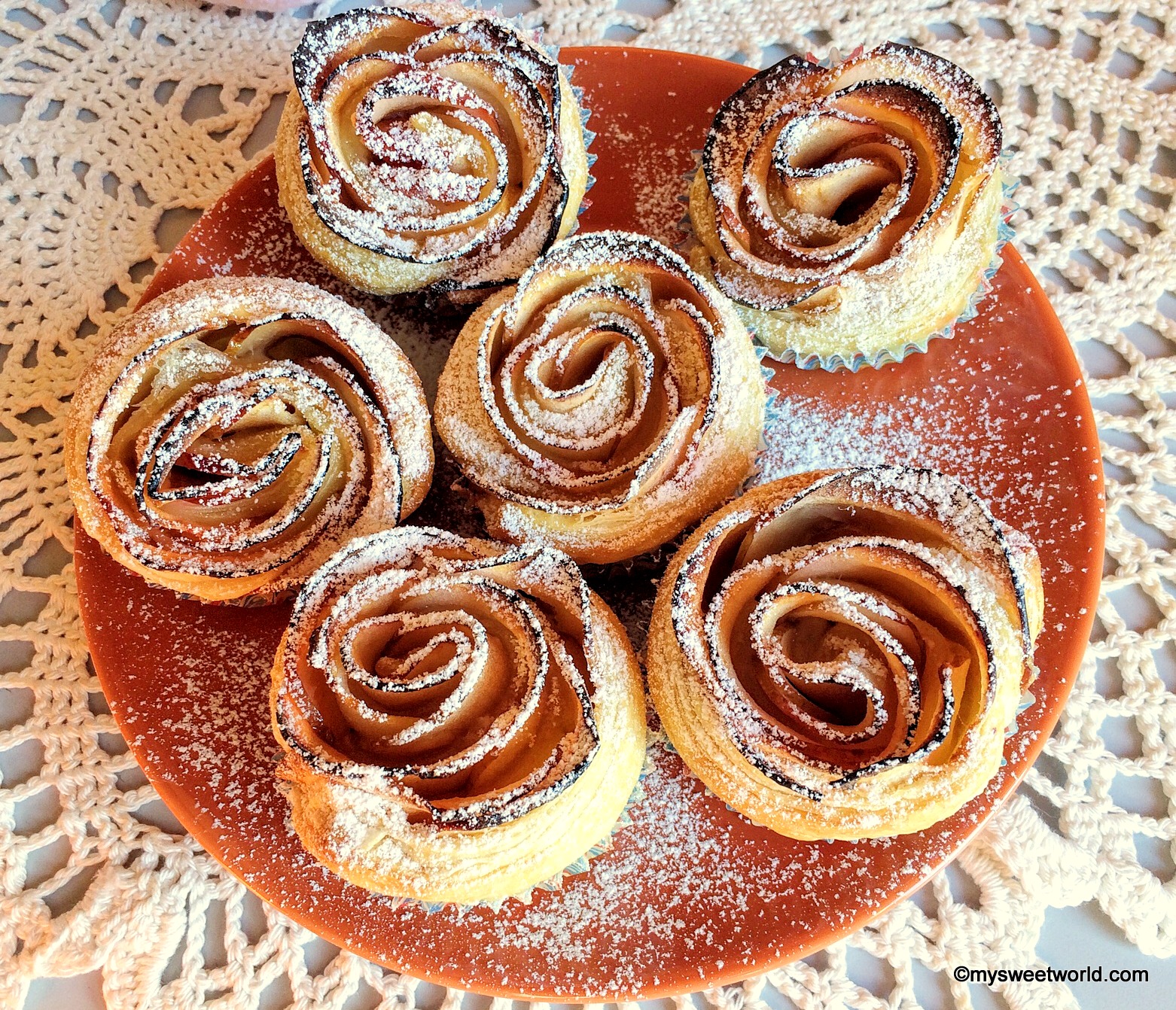 Розочки в духовке выпечка