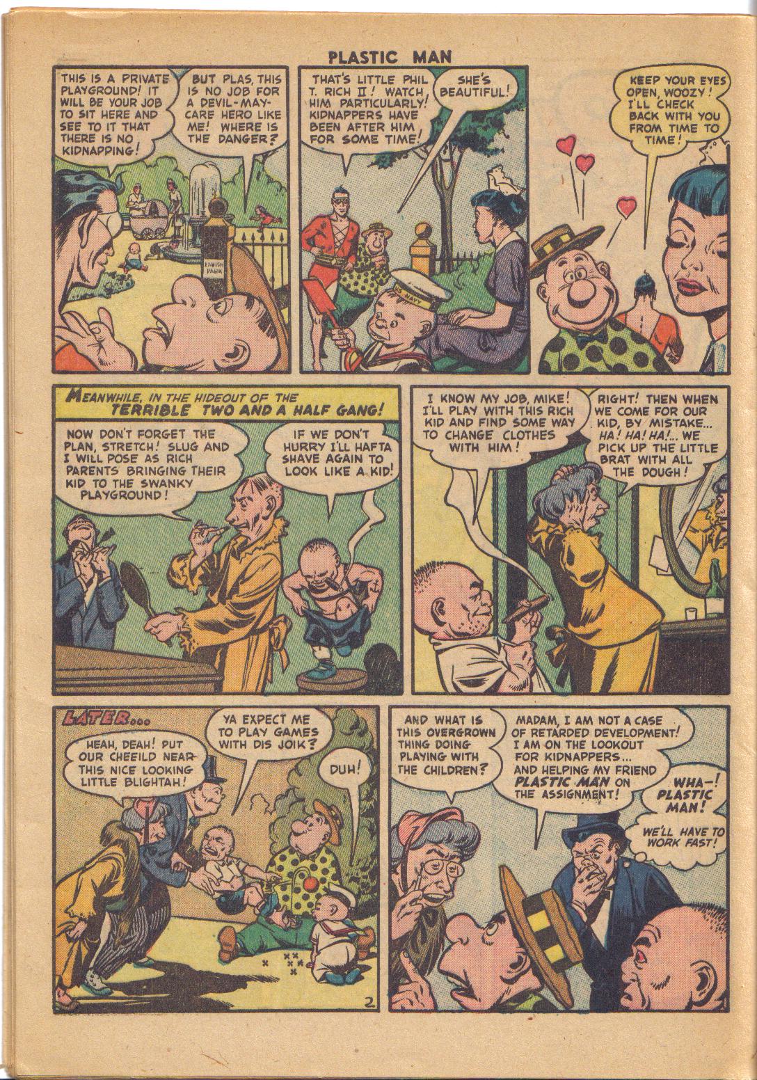 Read online Plastic Man (1943) comic -  Issue #33 - 28