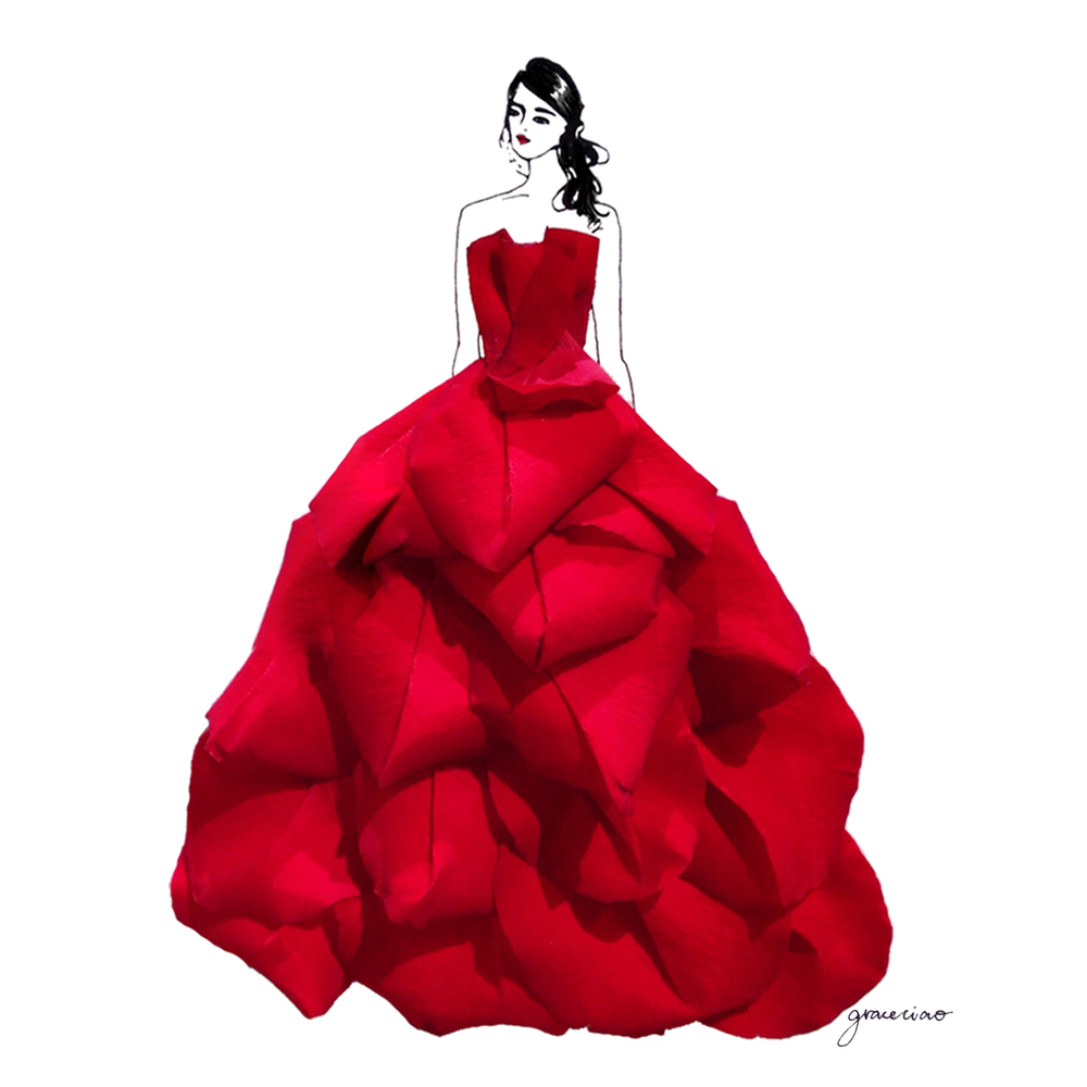 21-Red-Rose-Nature-and-Grace-Ciao-Design-and-Draw-Dresses-with-Petals-www-designstack-co