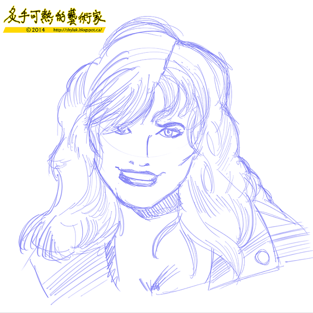 JSVB 1033 Kirbyesque Sylvia In Blue