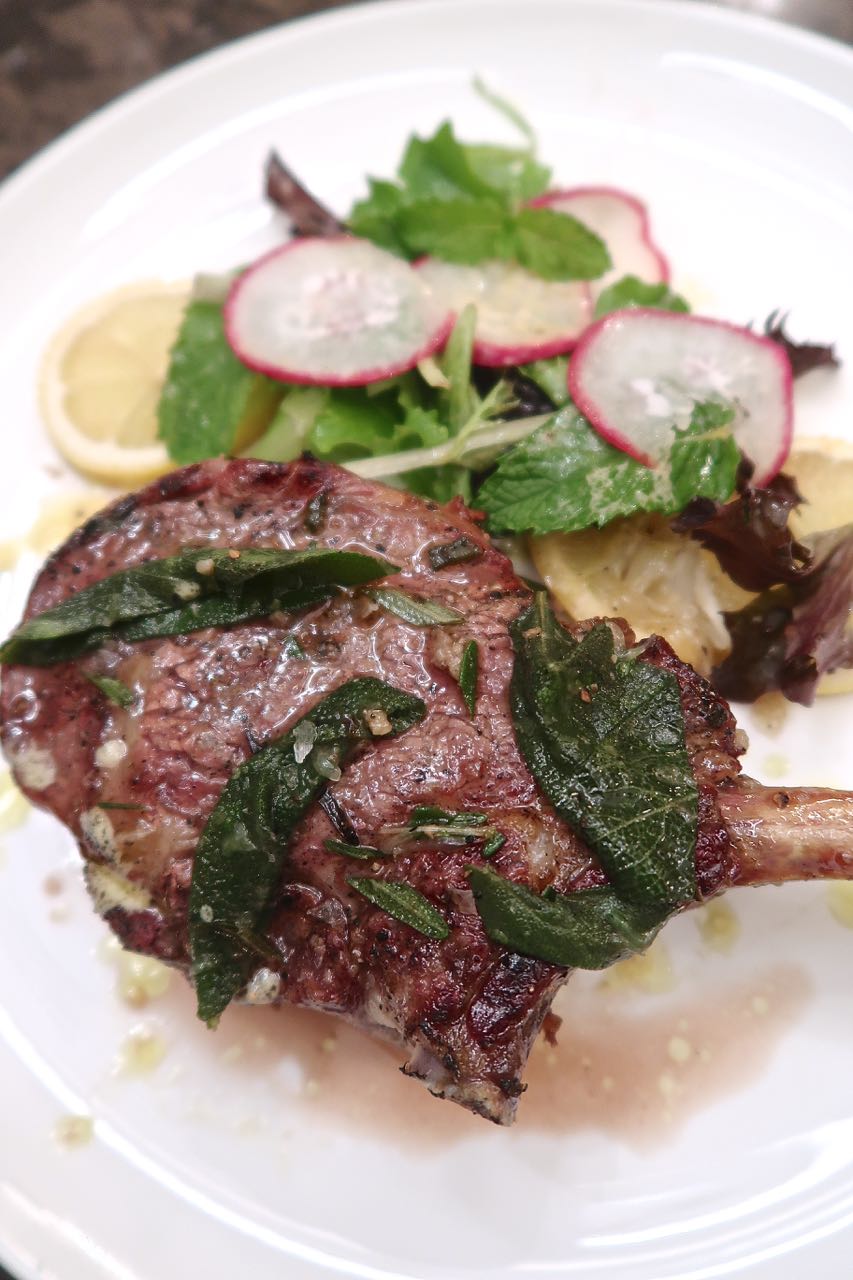 Scrumpdillyicious TuscanStyle Veal Chops with Rosemary & Sage