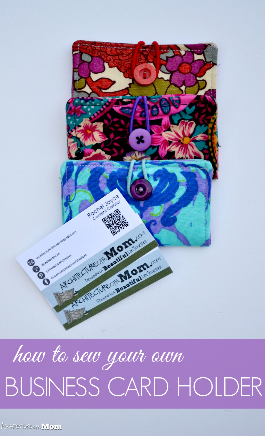 Diy Business Card Holder Fabric Fun and Free DIY Business Card Holder