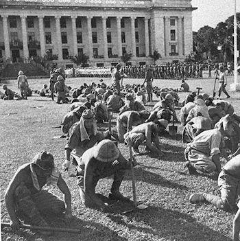 occupation rationing surrender supervision prisoners administration colonial