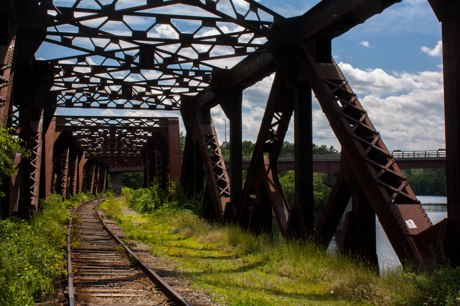 Life, On A Bridged Railroad bridges, Hooksett, NH