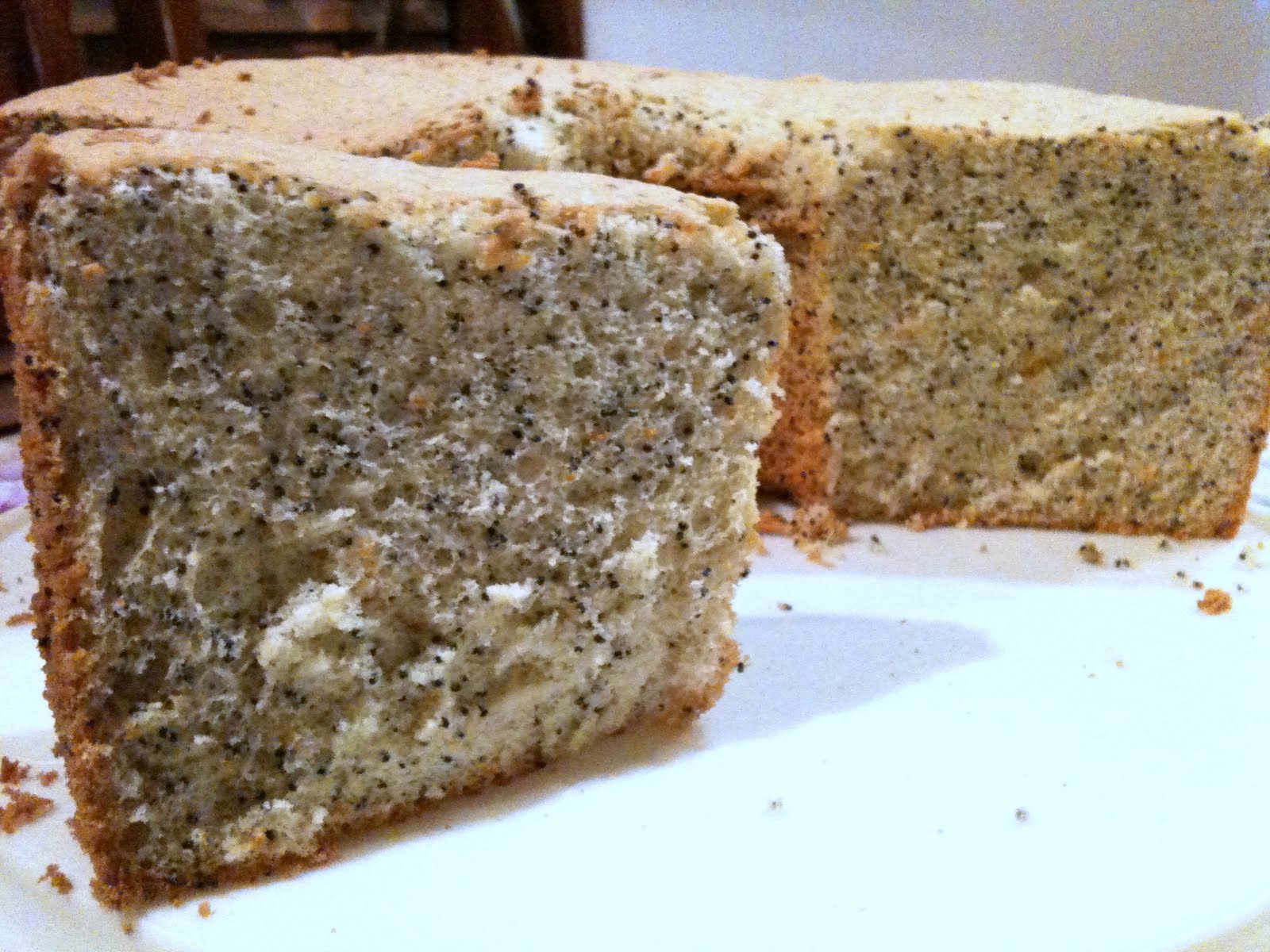 Tender Loving Care Orange Poppy Seed Chiffon Cake