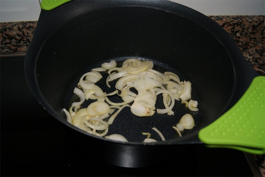 Costillas a la crema de vino tinto paso 2