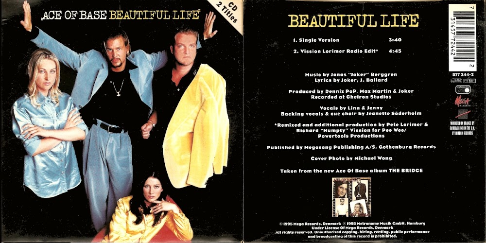 Beautiful life ace. Ace of Base beautiful Life 1995. Ace of Base beautiful Life обложка. Beautiful Life Ace of Base 2008. Ace of Base - 1995 - beautiful Life (Singles).