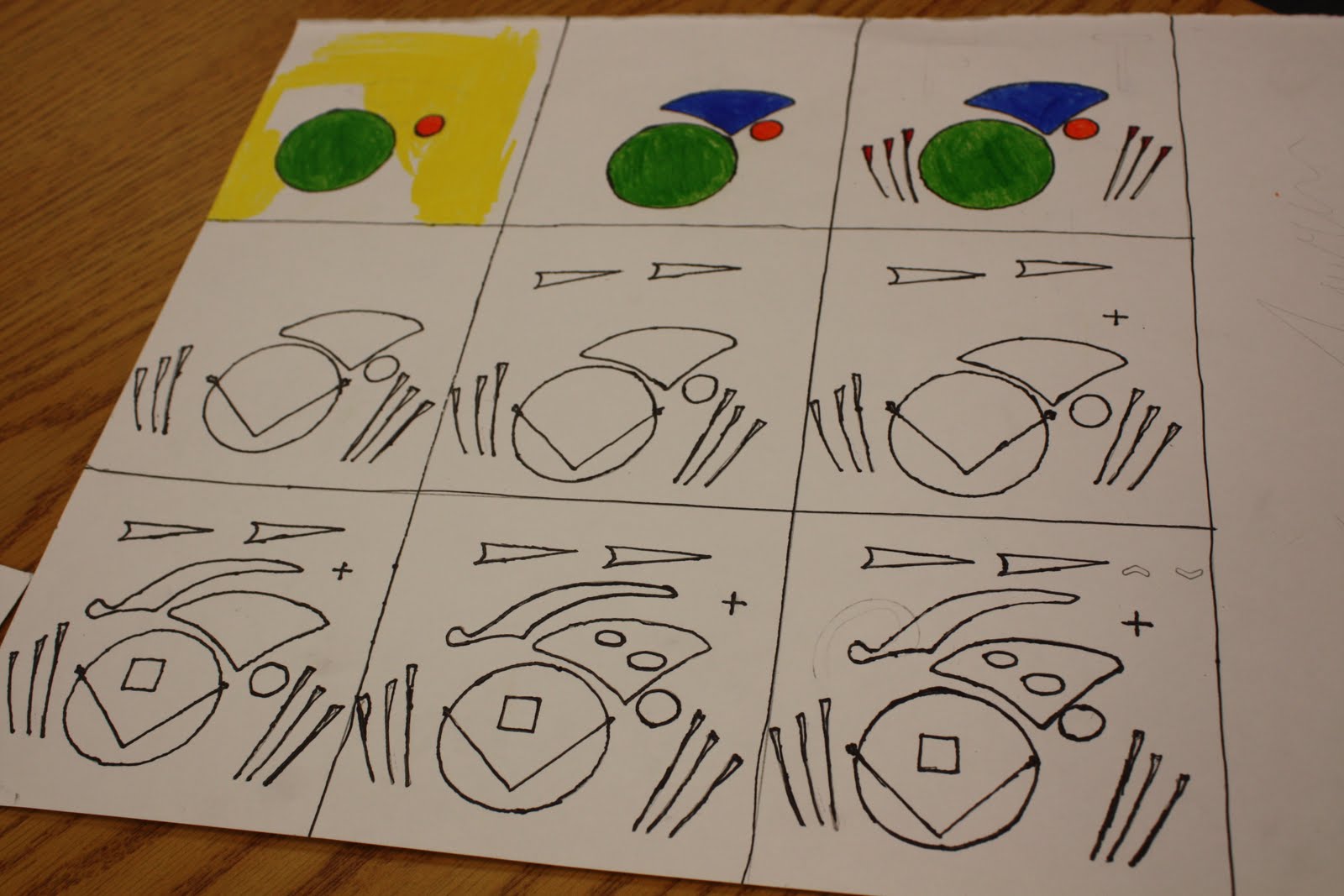 The Art Class Progressive Drawings/Designs