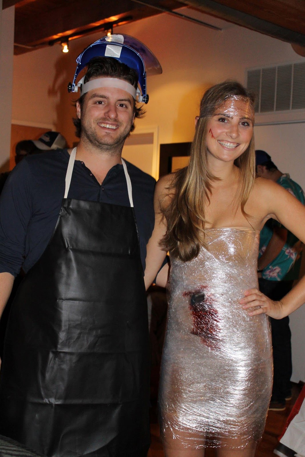 lauren goes shopping for plastic wrap.