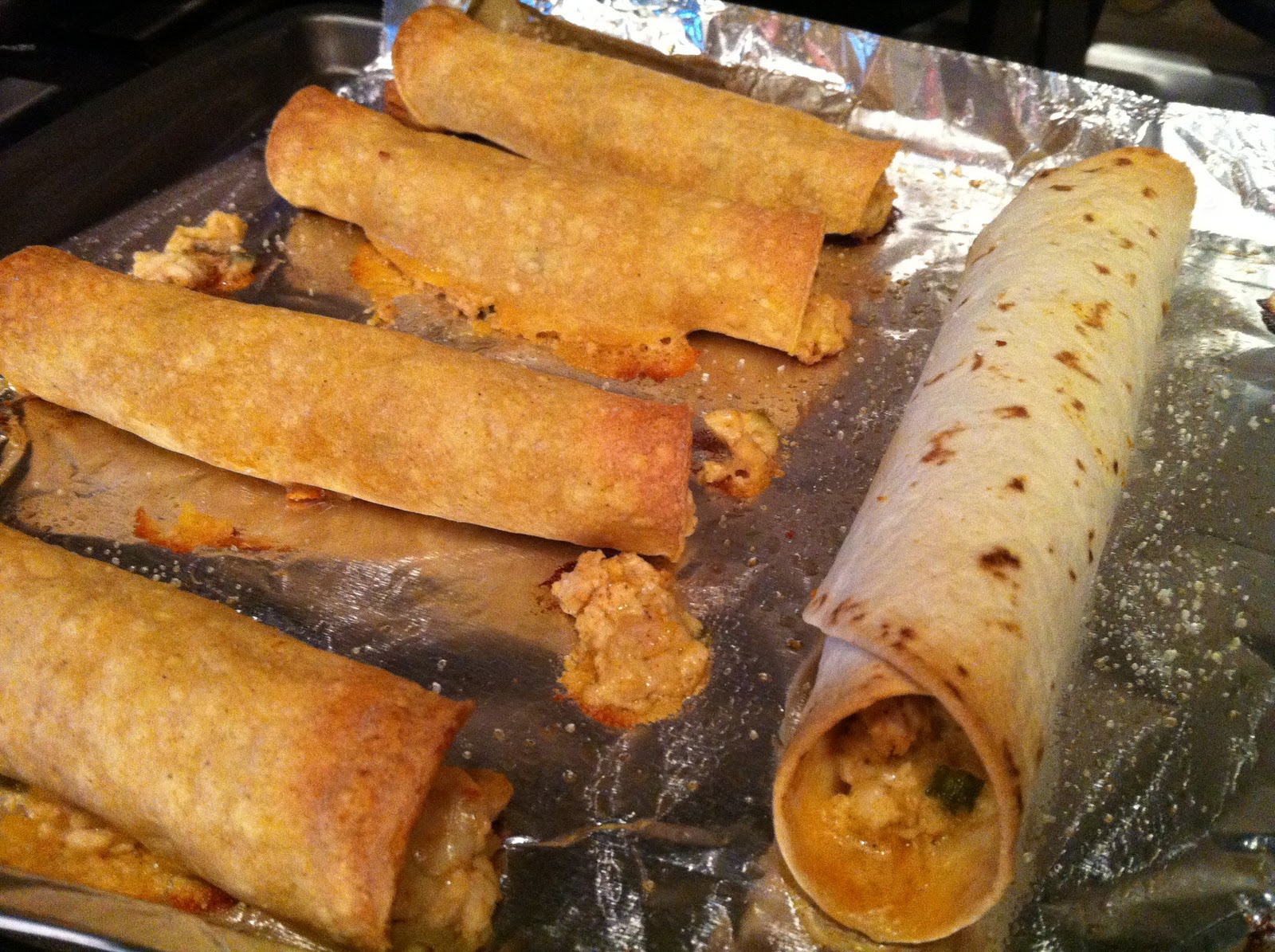 Shammy Says Creamy Delicious Taquitos