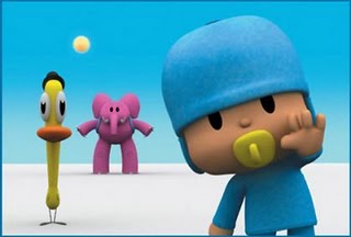 Pocoyo, Pato, Elly, Loula, Lula, Pajaroto, Pájaro dormilon, Pajarito