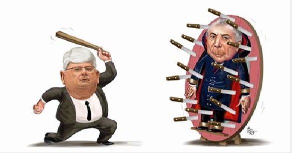 Resultado de imagem para rodrigo janot charges