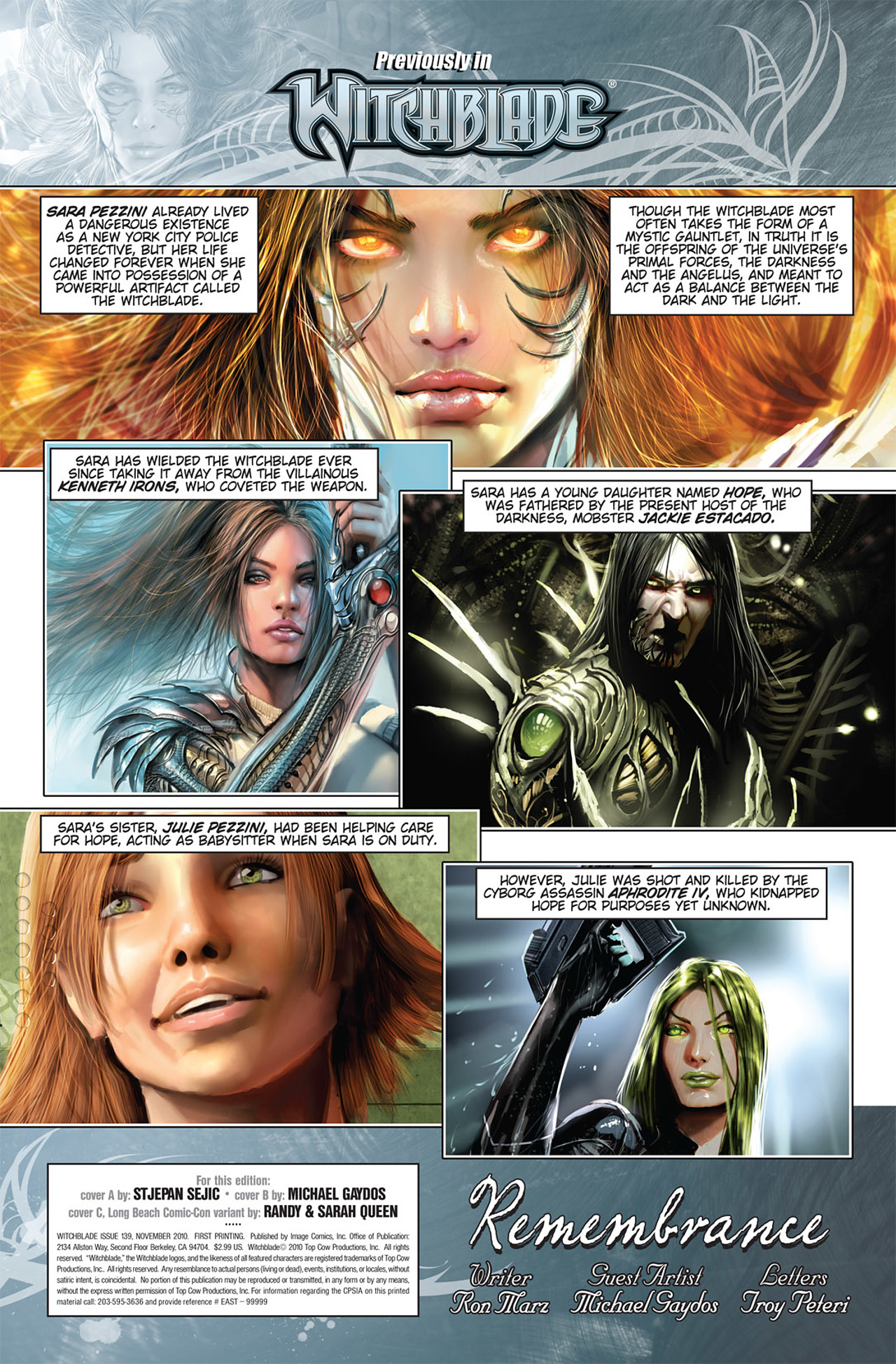 Read online Witchblade (1995) comic -  Issue #139 - 2