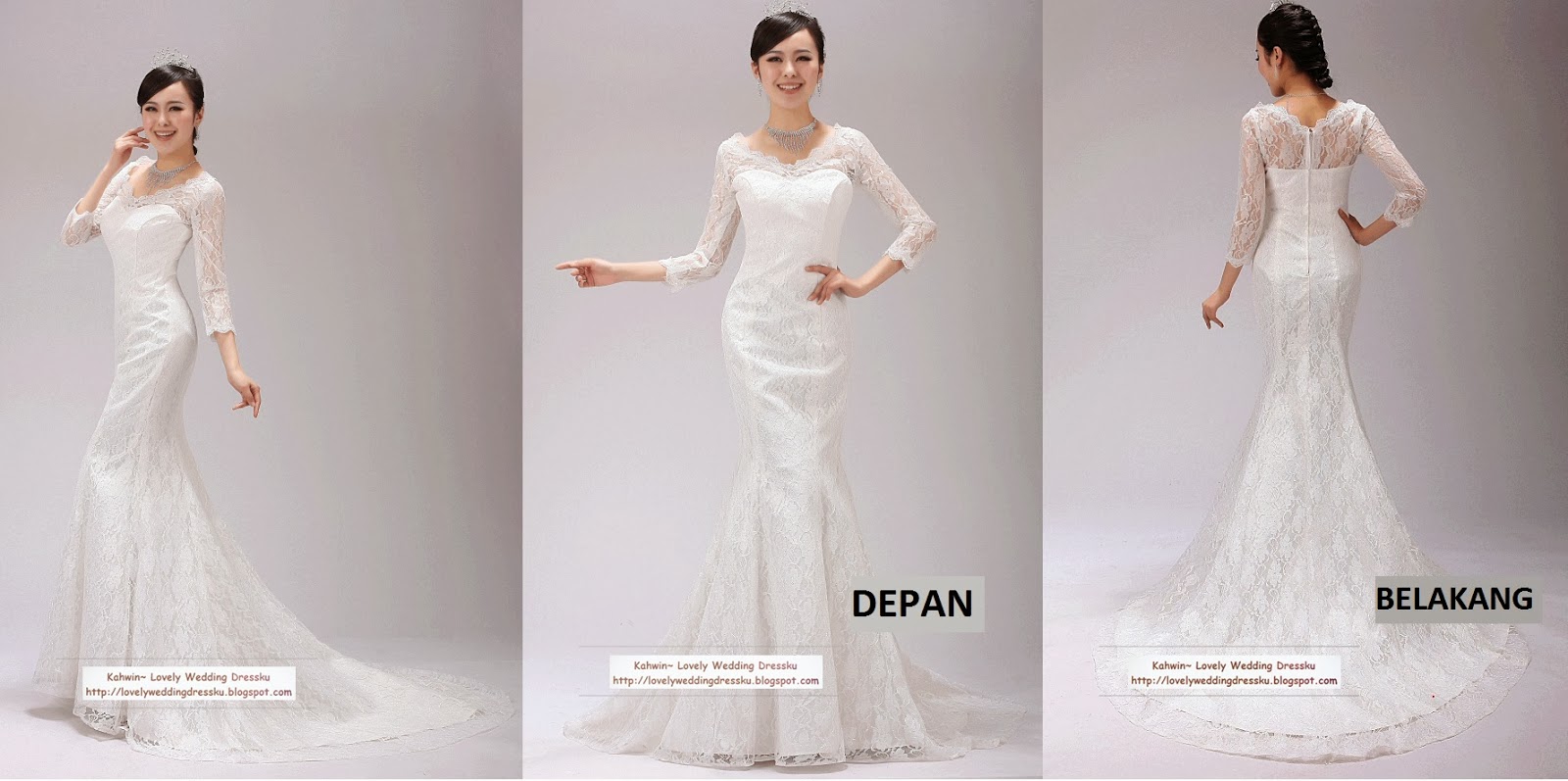 gaun pengantin modern ball gown